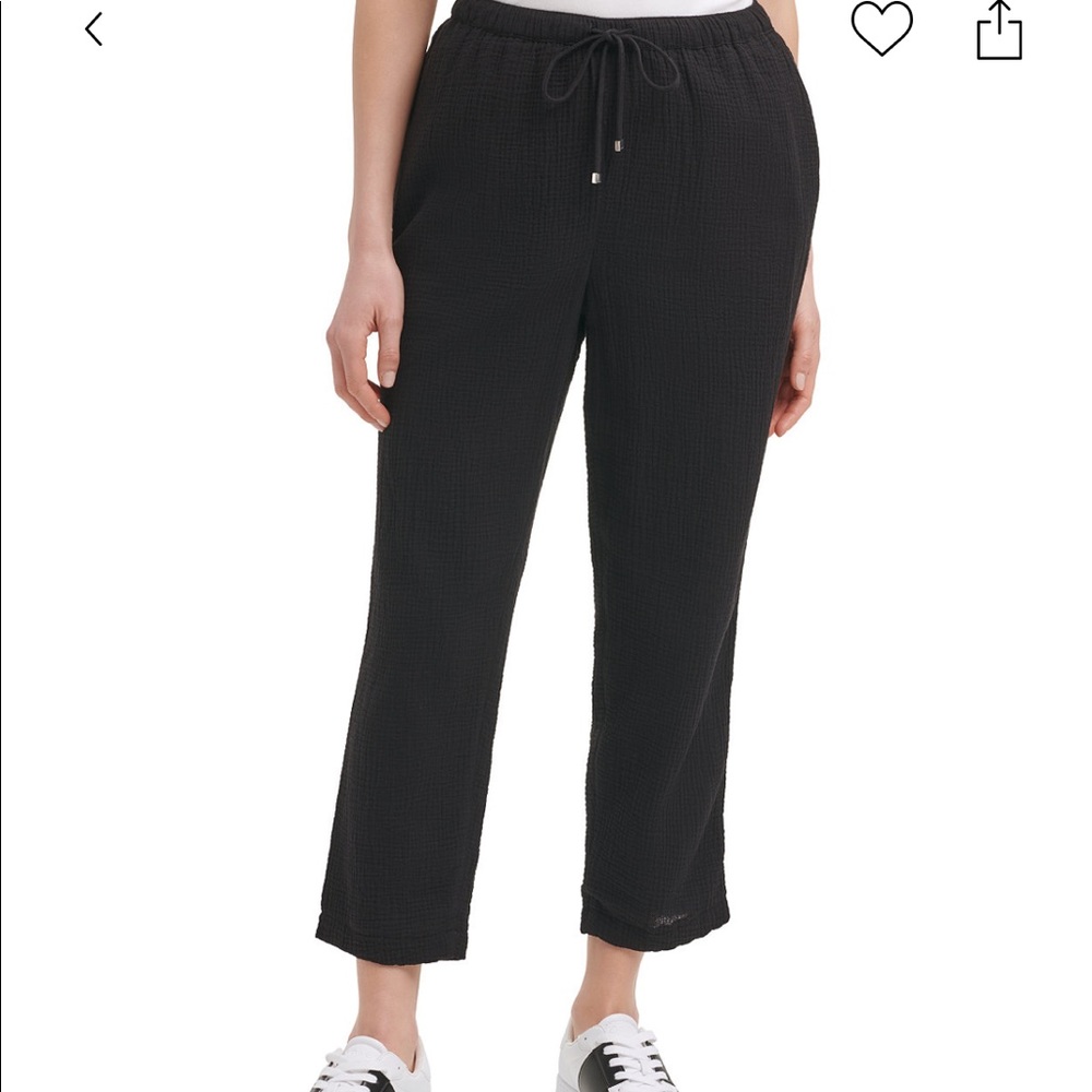 Calvin Klein Cotton Pull-On Pants